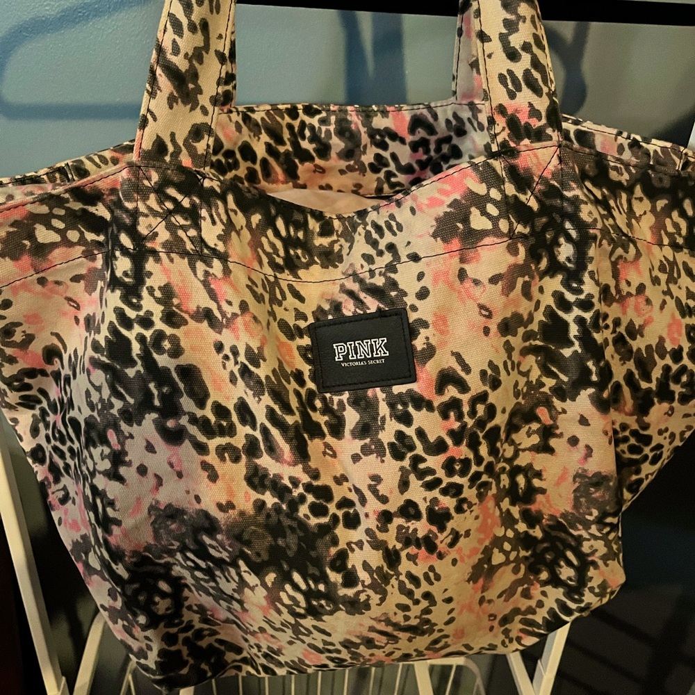 VS Pink tote bag multi color animal print!